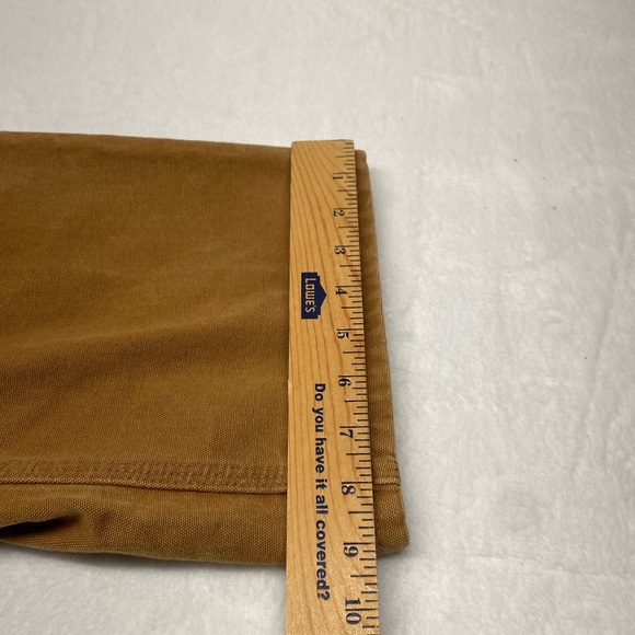 Carhartt Men’s Dungaree Work Pants Size 36x32 Tan - Picture 5 of 6